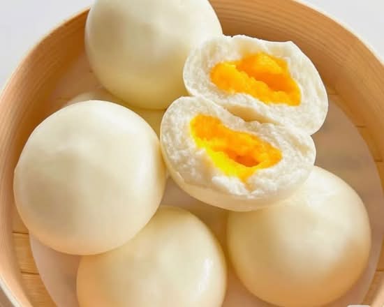 奶黄包 /Custard Bun 4 Pcs